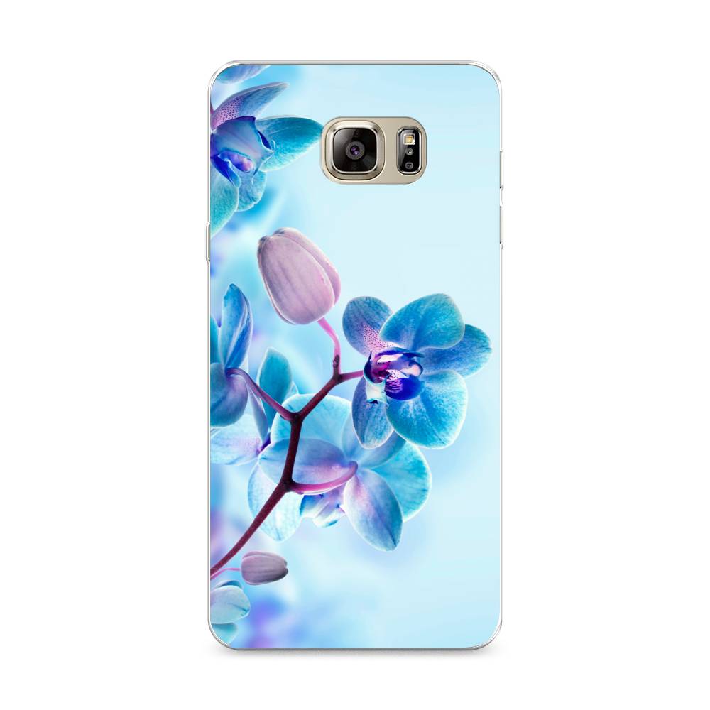 

Чехол Awog на Samsung Galaxy Note 5 / Самсунг Note 5 "Голубая орхидея", Голубой;синий;фиолетовый, 23550-8