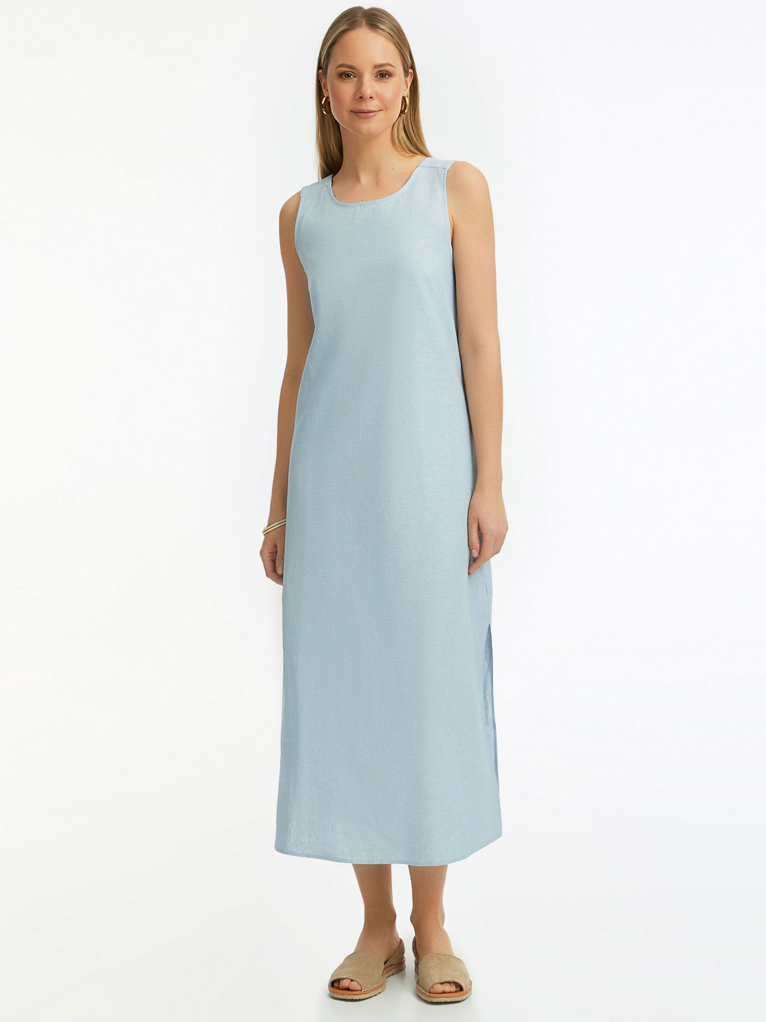 Платье женское oodji 22C01003-2 синее 42