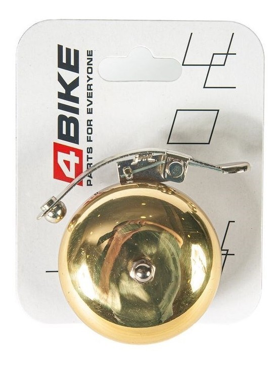 

Велозвонок 4BIKE BB3315 медь, D-57мм, золотистый