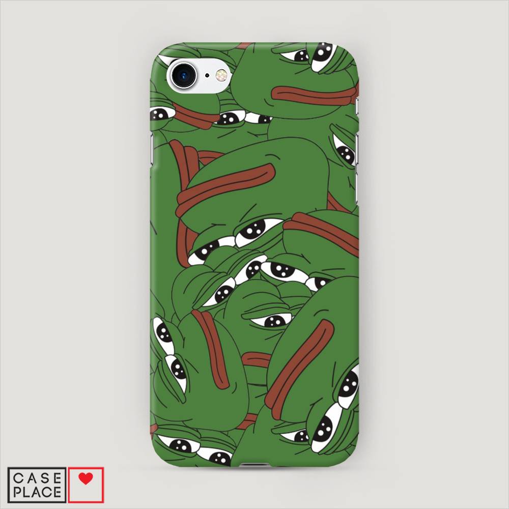 

Пластиковый чехол "Печальный frog" на Apple iPhone SE 2022, 14820-7