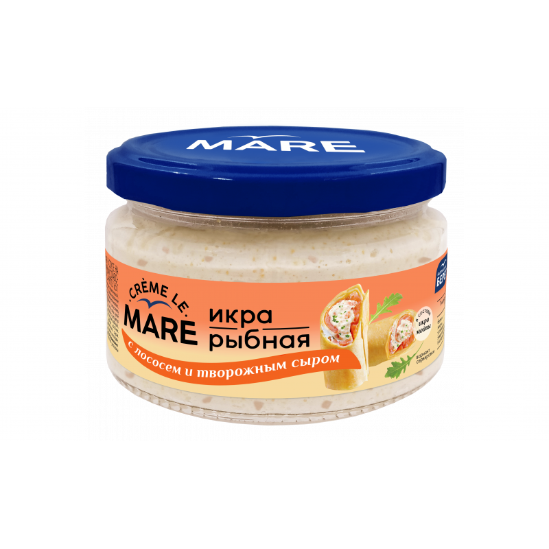 

Икорная паста Балтийский Берег Creme Le Mare с лососем и творожным сыром 165 г