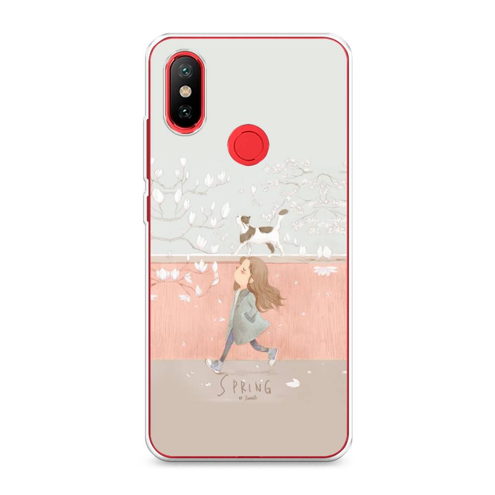 

Чехол Awog на Xiaomi Mi 6X/A2 "Девочка-весна", Разноцветный, 33250-7