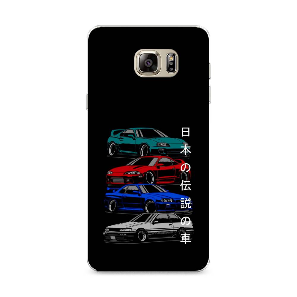 

Чехол Awog на Samsung Galaxy Note 5 / Самсунг Note 5 "JDM Legend cars", Зеленый;красный;синий, 23550-5