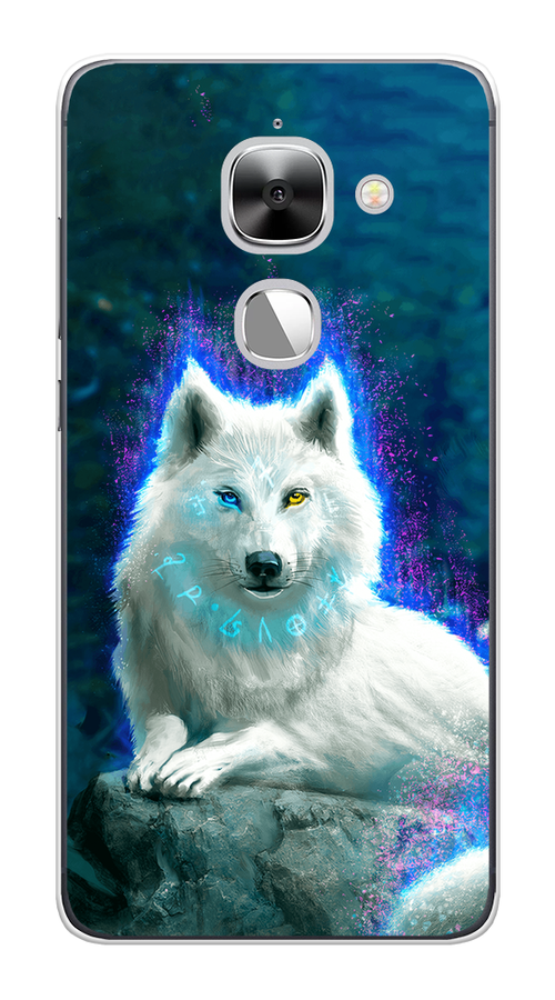

Чехол Awog на LeEco Le 2/2 Pro / Лееко Ле 2/2 Про "Белоснежный волк", Белый;зеленый;фиолетовый, 140150-2