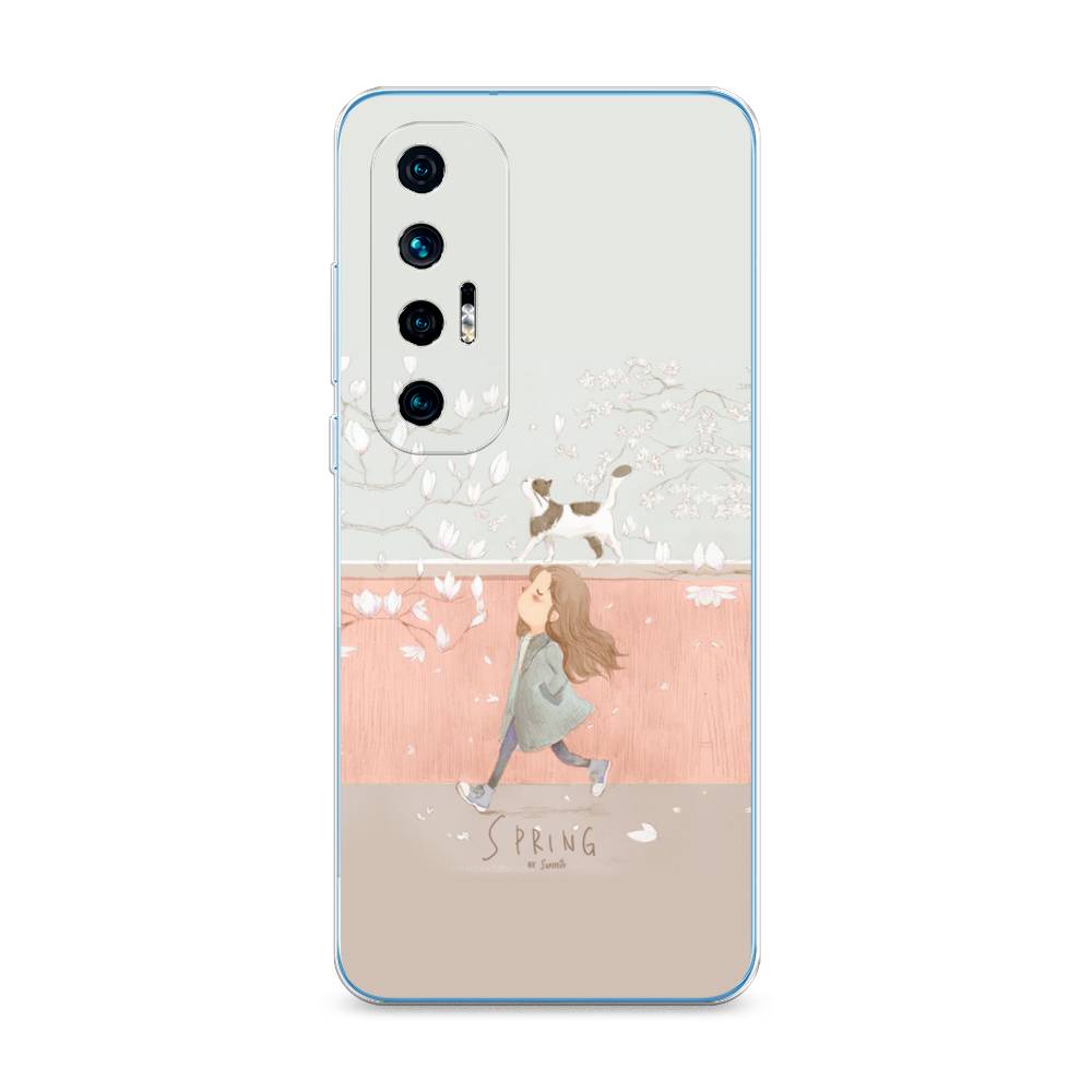 

Чехол Awog на Xiaomi Mi 10S "Девочка-весна", Разноцветный, 310550-7