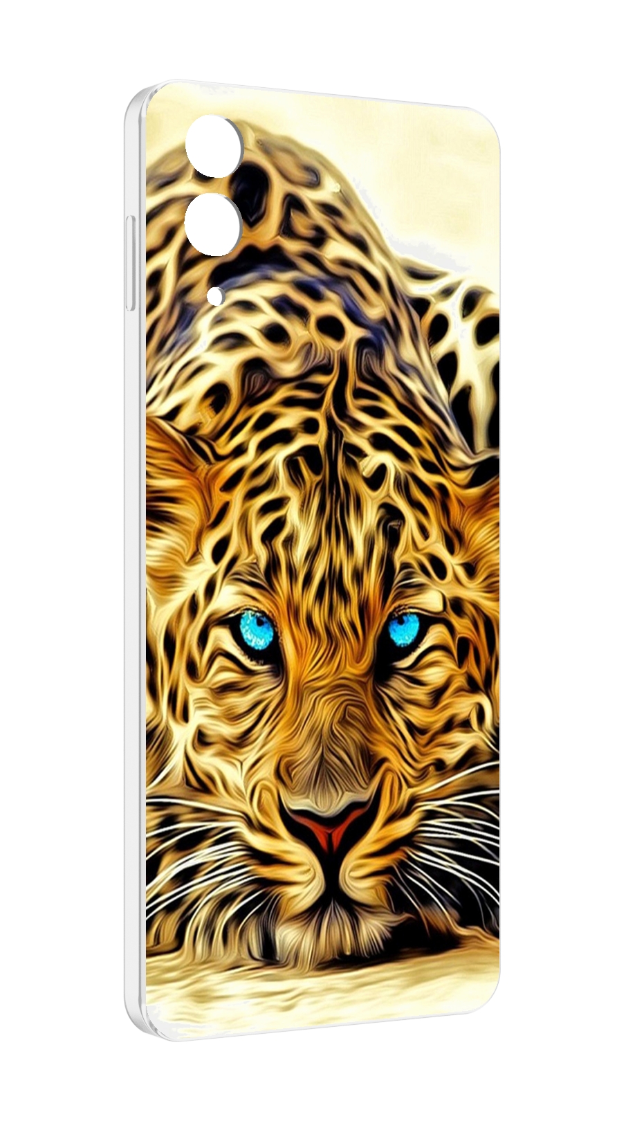 

Чехол MyPads Голубоглазый-гепард для Samsung Galaxy Z Flip 4 (SM-F721), Прозрачный, Tocco