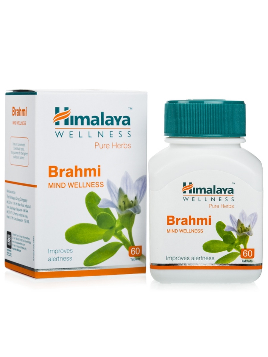 Пищевая добавка Himalaya Брахми, 60 таблеток