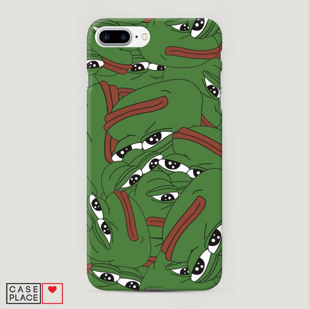 

Пластиковый чехол "Печальный frog" на Apple iPhone 7 Plus, 10720-7