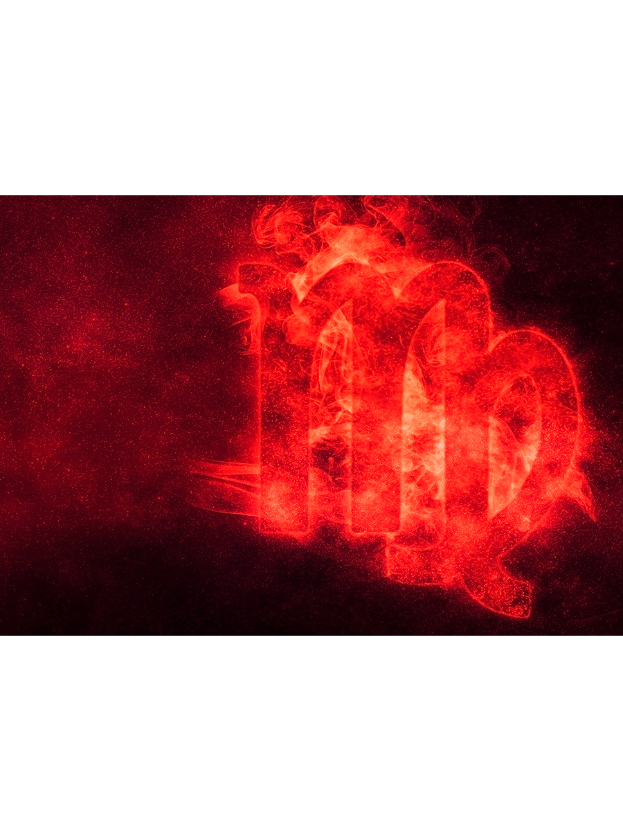 

Постер DRABS А2 Знаки зодиака Дева Гороскоп красное пламя