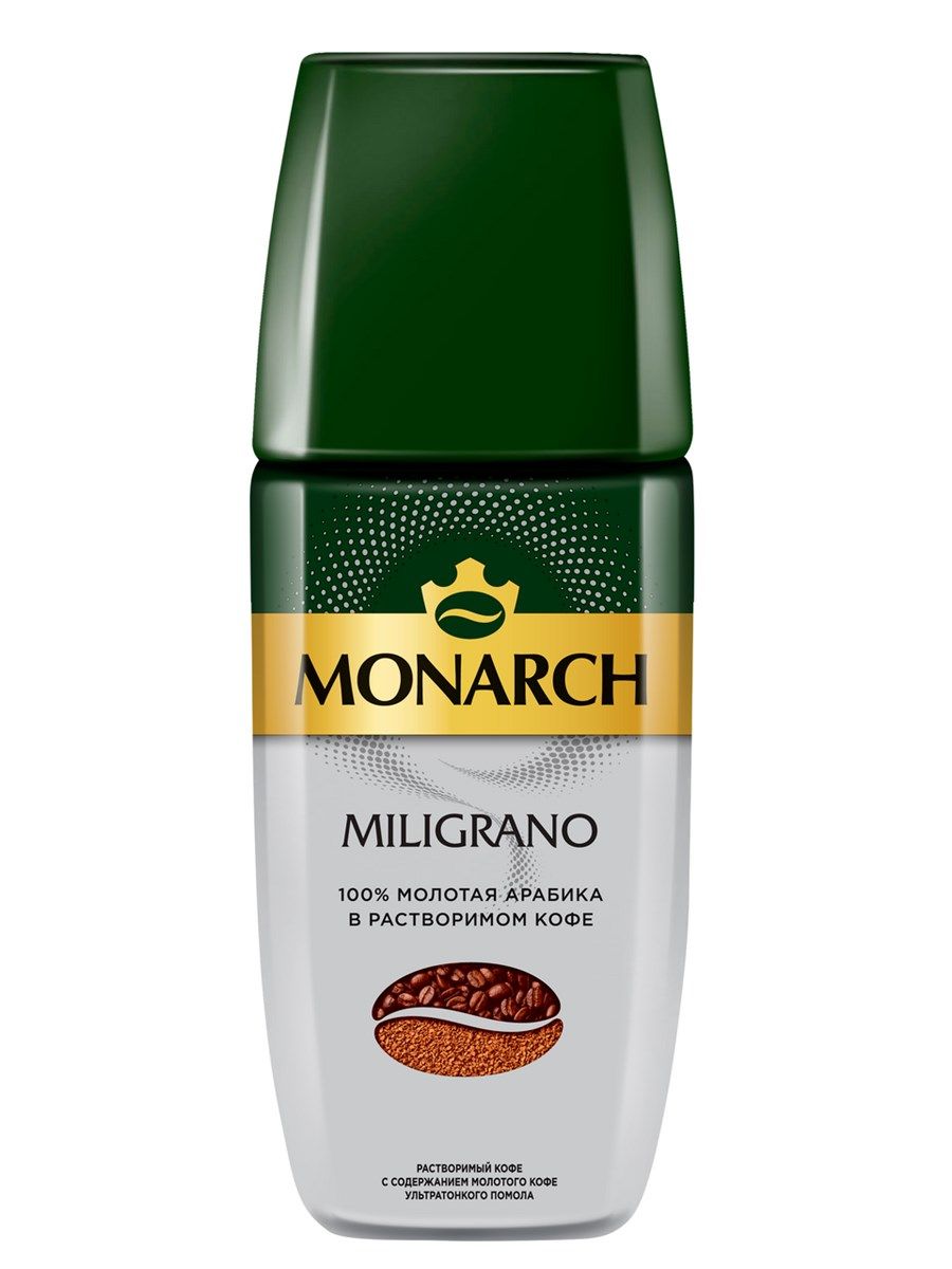 Кофе Monarch Miligrano молотый в растворимом сублимированный 90 г