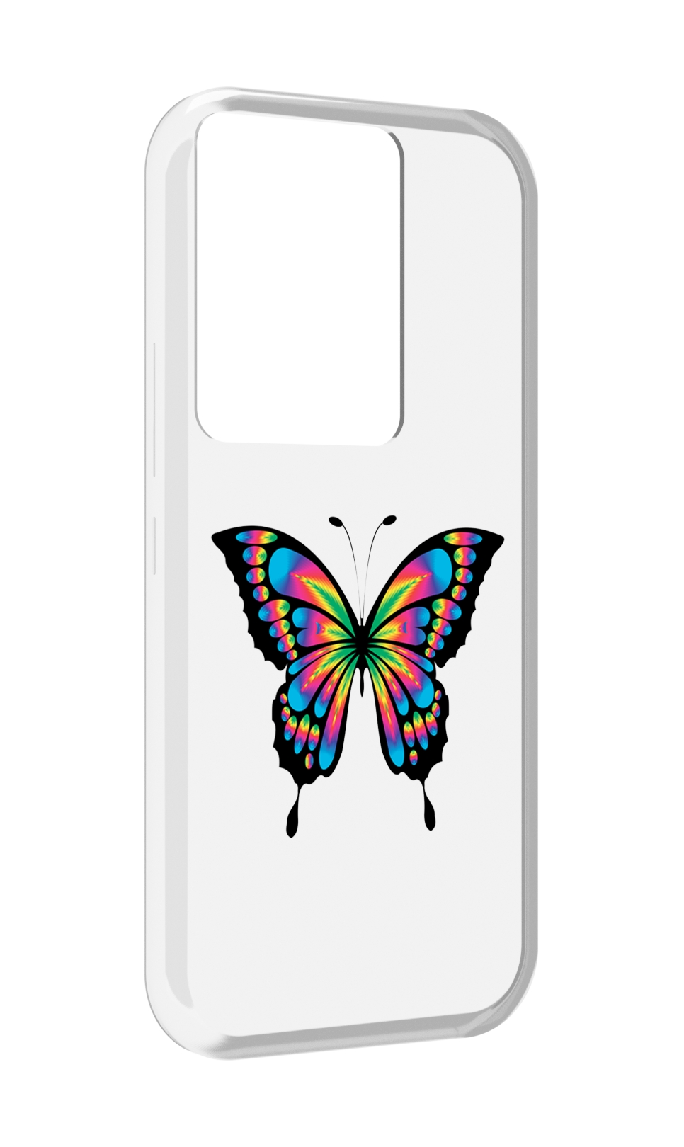 

Чехол MyPads мини-бабочка для Itel Vision 3 Plus / Itel P38 Pro, Прозрачный, Tocco