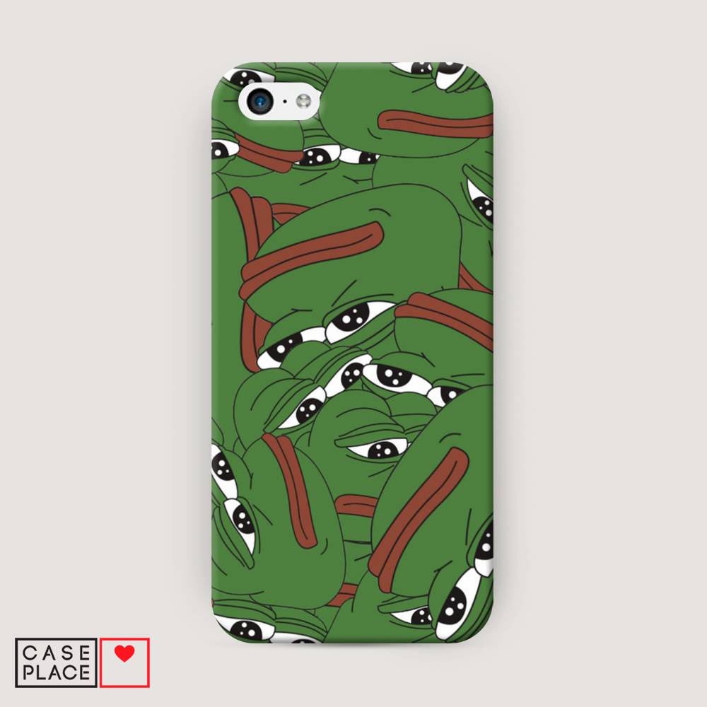 

Пластиковый чехол "Печальный frog" на Apple iPhone 5C, 10220-7