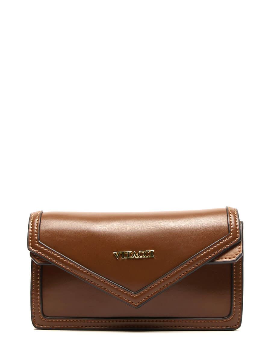 

Клатч женский Vitacci PT0671, коричневый, PT0671