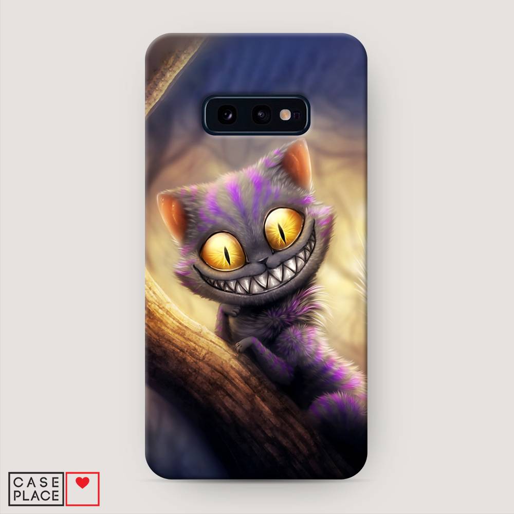 фото Пластиковый чехол "cheshire cat" на samsung galaxy s10e awog