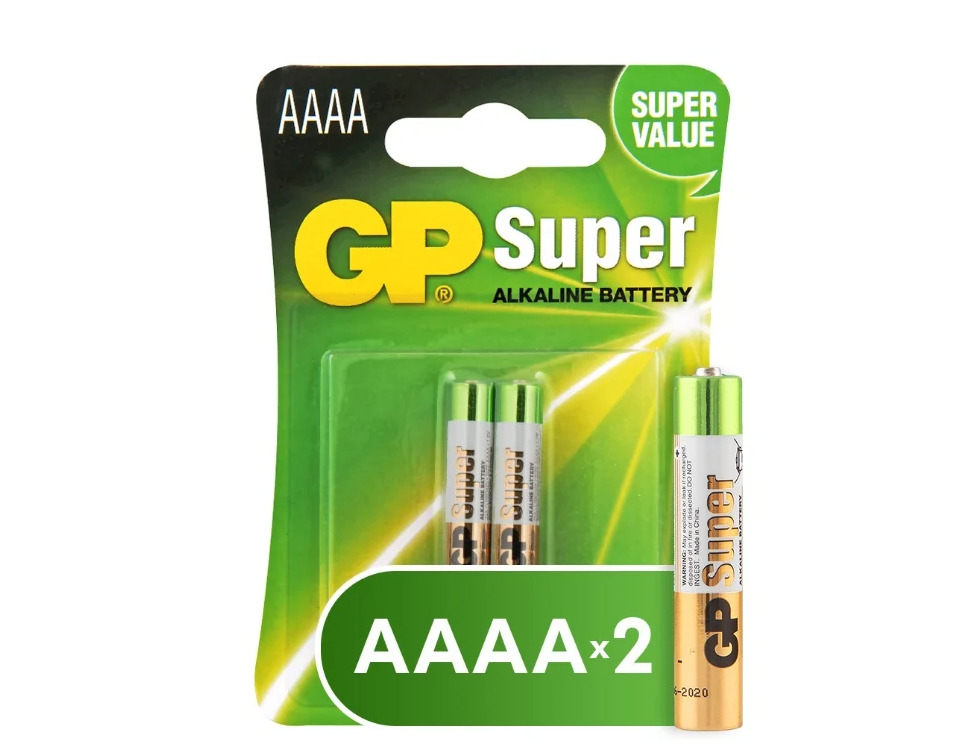 фото Элемент питания gp aaaa super alkaline battery (2 шт)