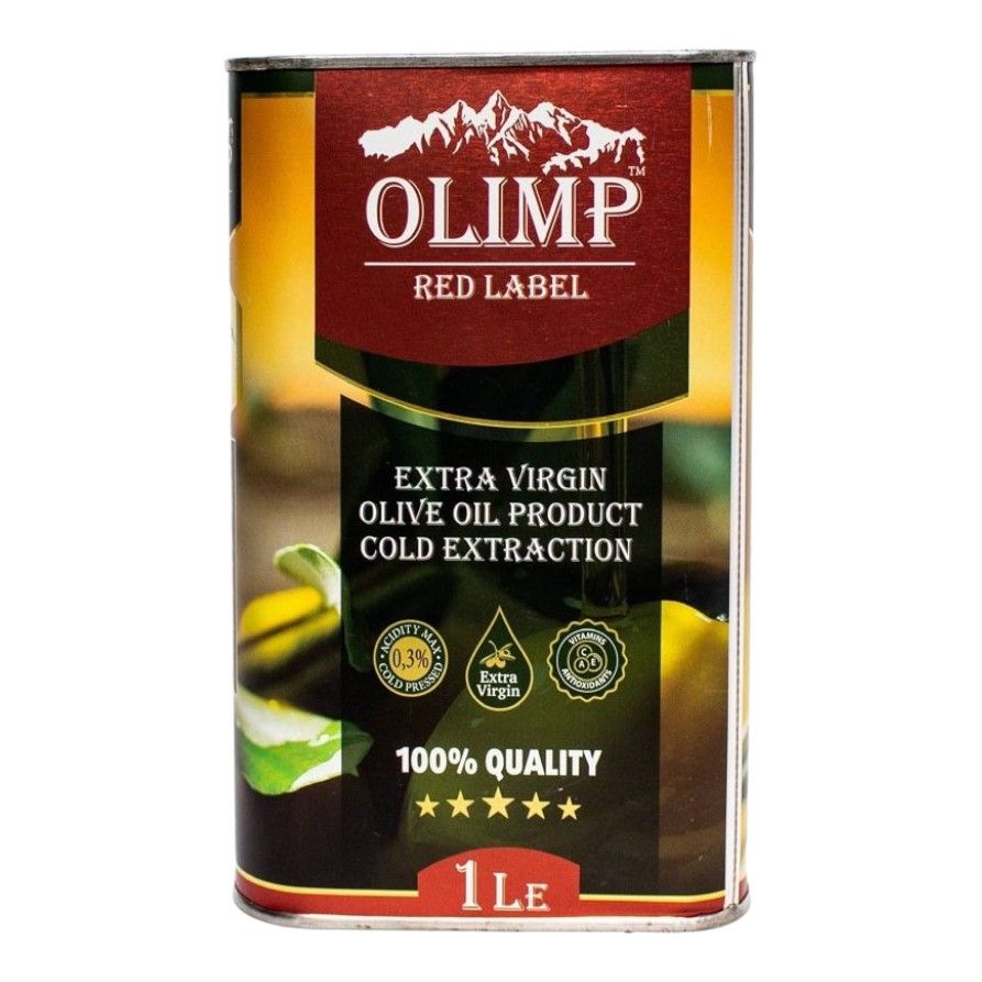 Оливковое масло Olimp Red Label Extra Virgin нерафинированное 1 л 415₽