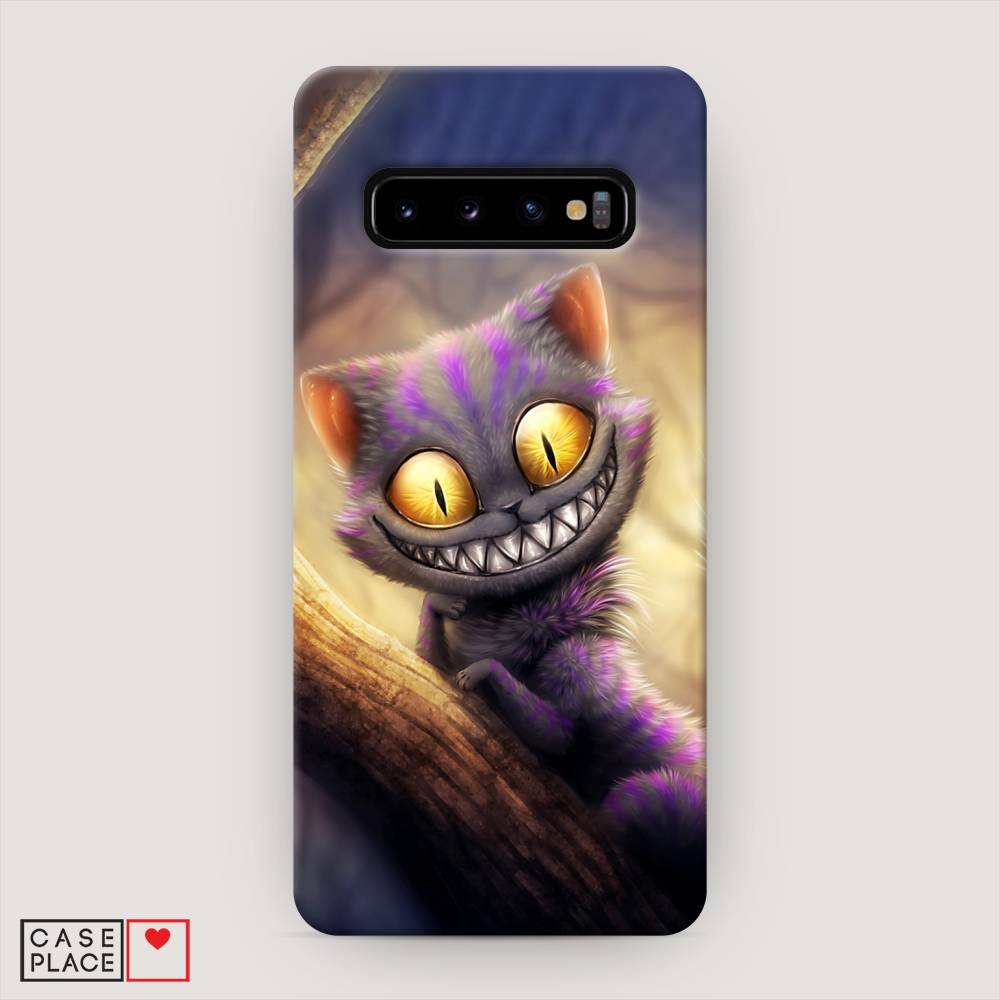 фото Пластиковый чехол "cheshire cat" на samsung galaxy s10 awog