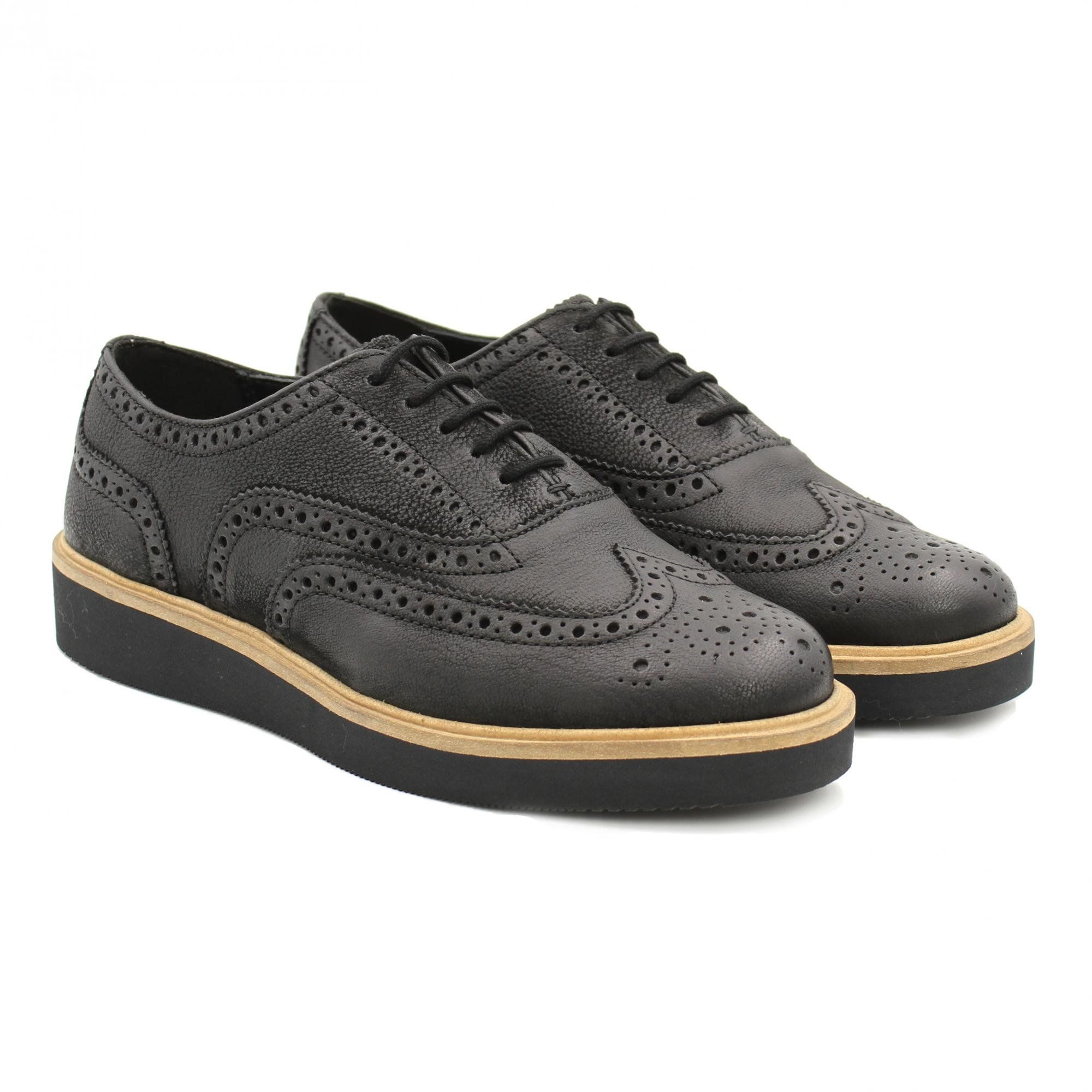 Полуботинки женские Clarks Baille Brogue 26157414 черные 37 EU