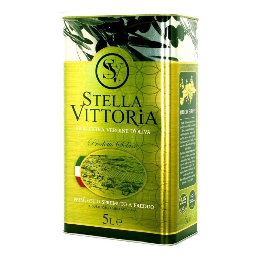 Оливковое масло Stella Vittoria Extra Virgin нерафинированное 5 л