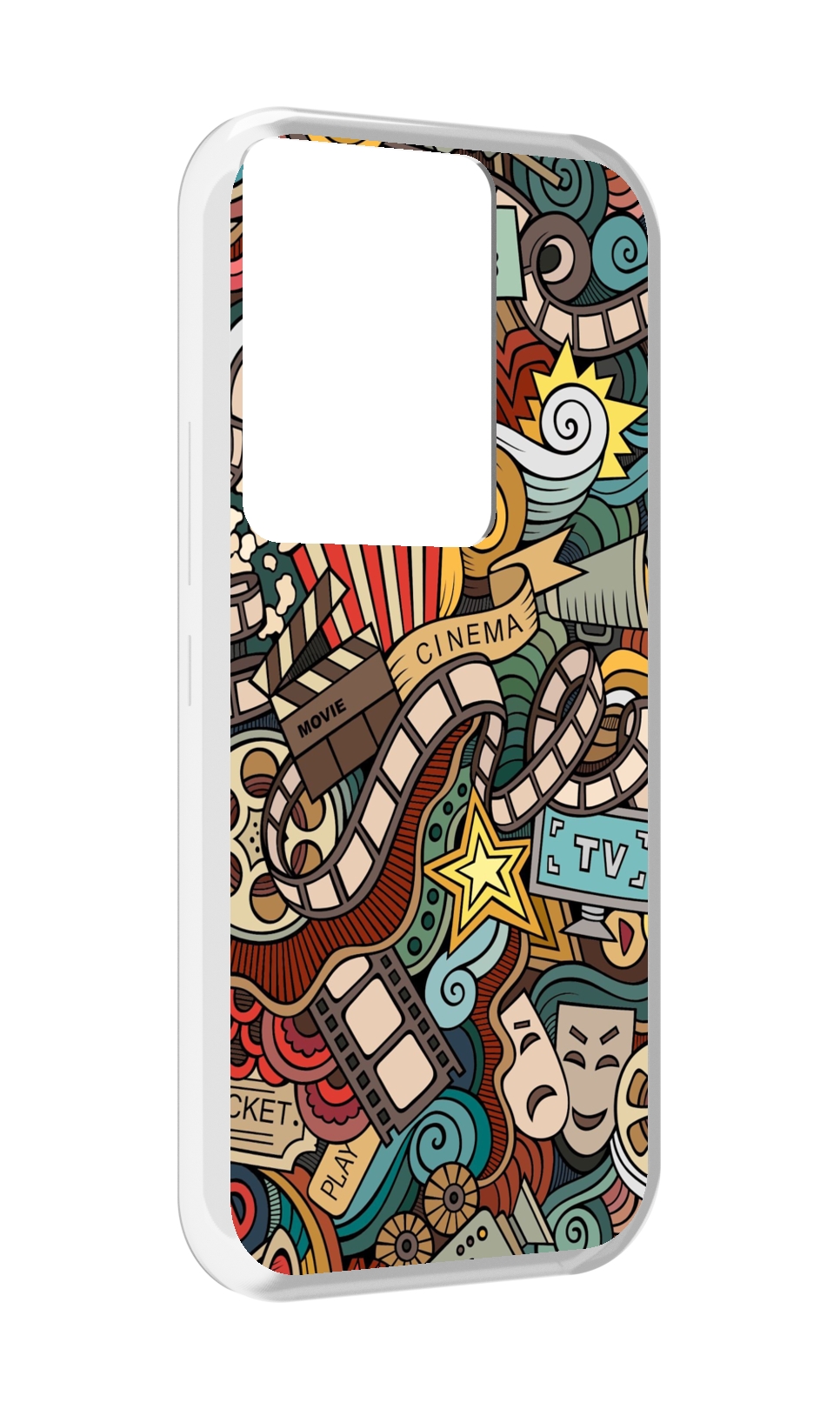 

Чехол MyPads любимое кино для Itel Vision 3 Plus / Itel P38 Pro, Прозрачный, Tocco