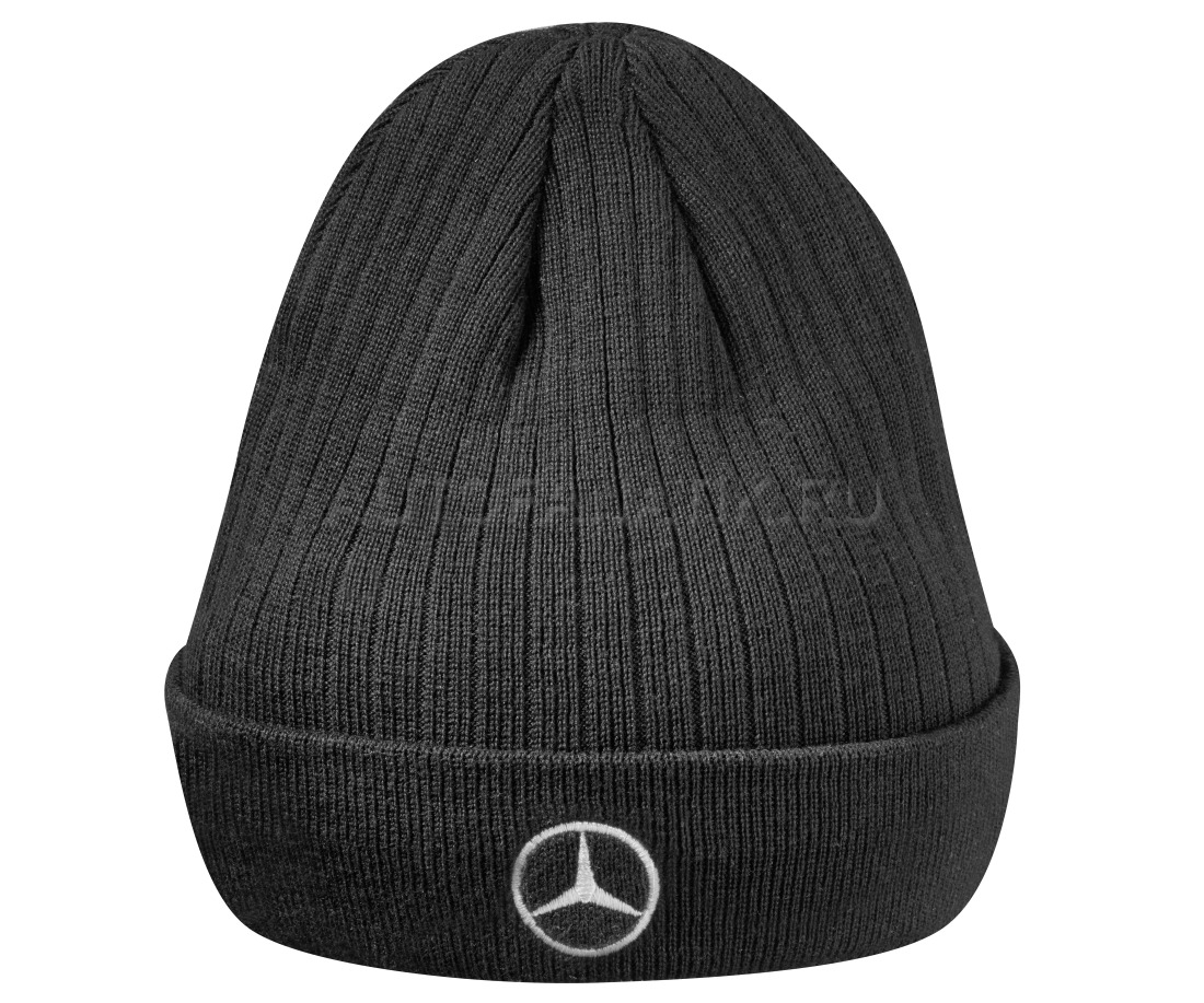 Шапка бини унисекс Mercedes-Benz B67871437 черная, one size