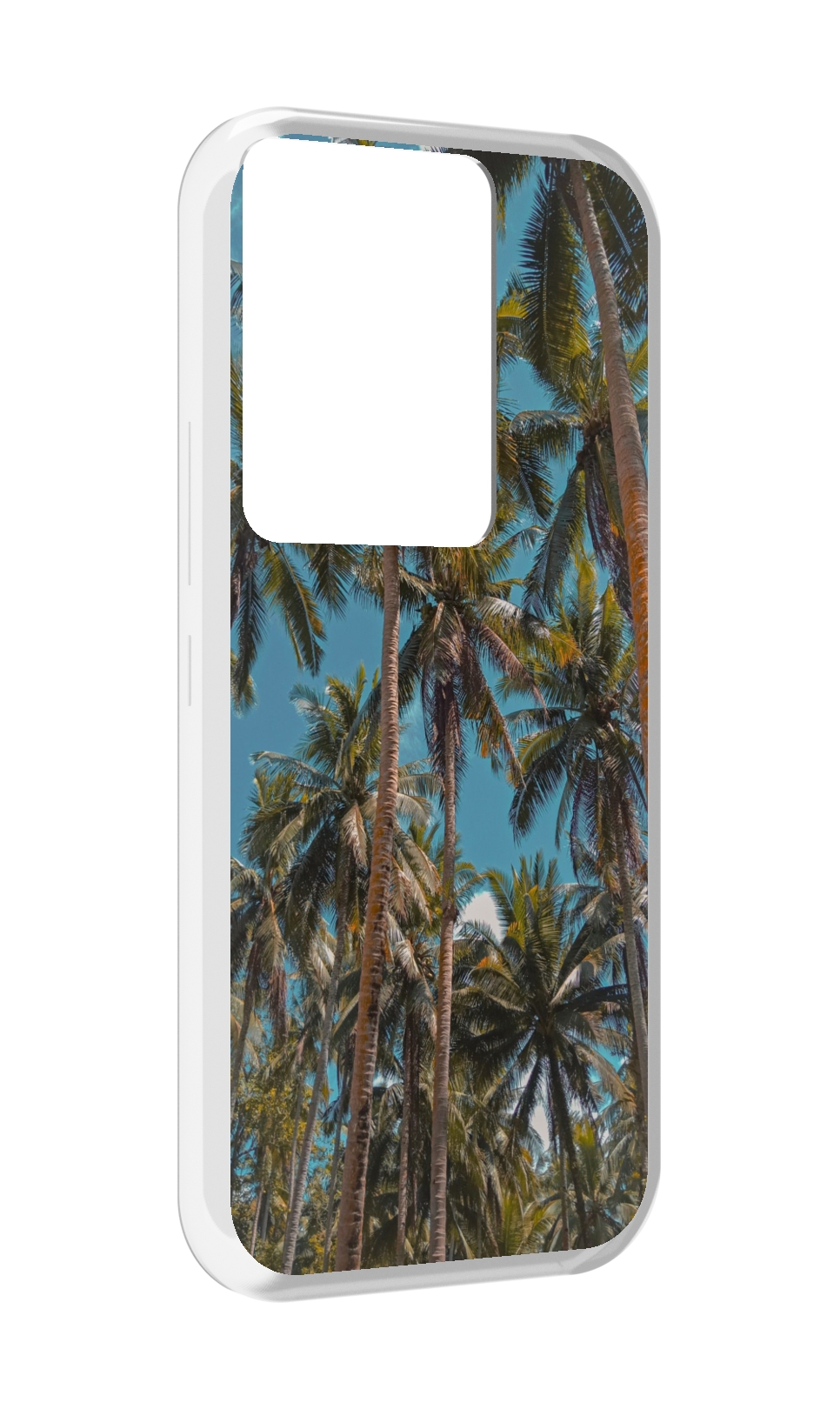 

Чехол MyPads летние пальмы для Itel Vision 3 Plus / Itel P38 Pro, Прозрачный, Tocco
