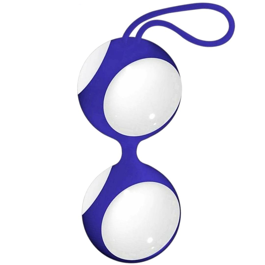 Вагинальные шарики Shots Media Chrystalino Ben Wa Medium White SH-CHR023WHT