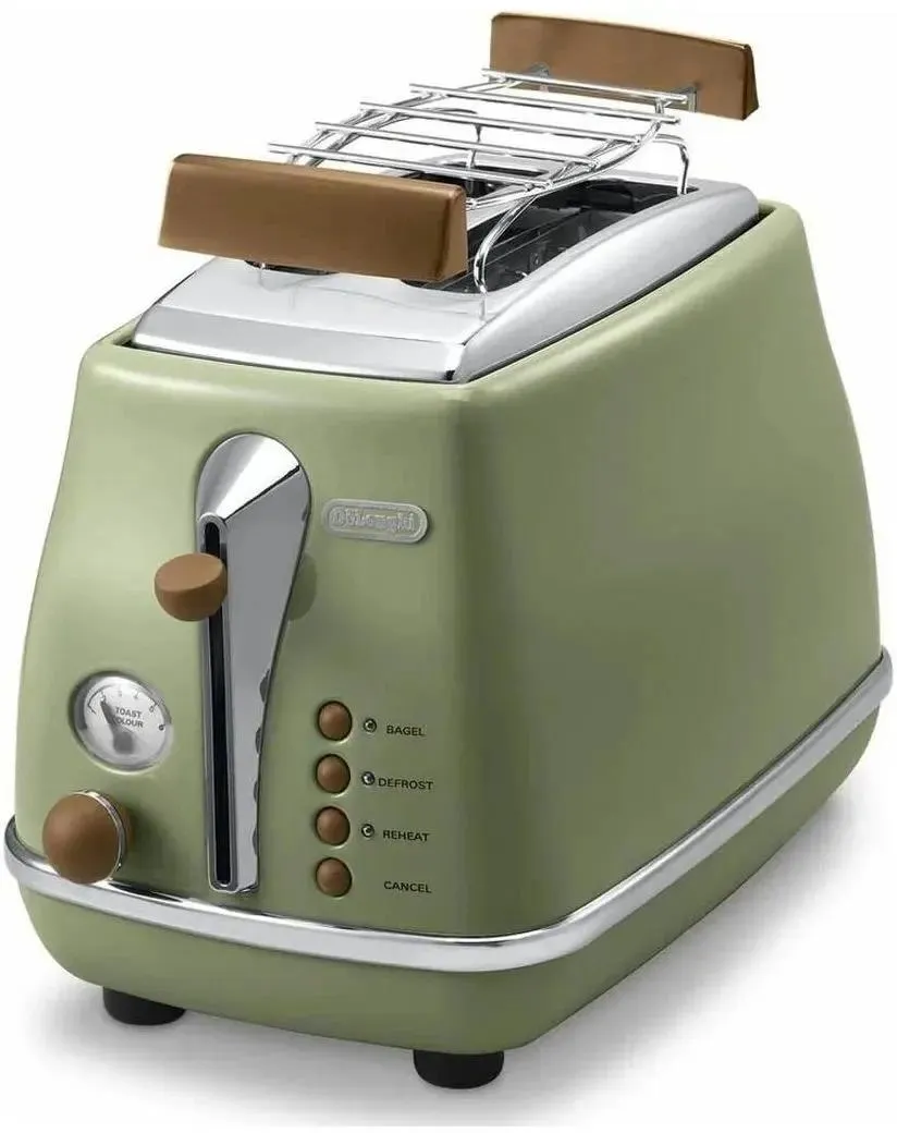 

Тостер Delonghi CTOV 2103.GR зеленый, CTOV 2103.GR