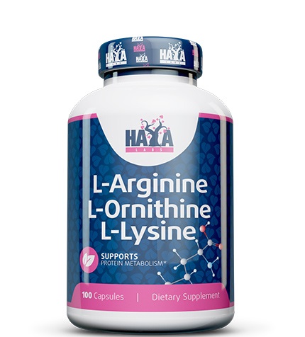 

Аминокислотные комплексы Haya Labs L-Arginine L-Ornithine L-Lysine L-Аргинин L-Орнитин L-Л