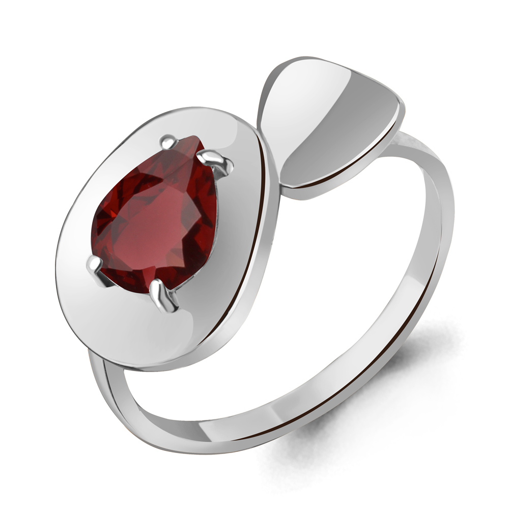 

Кольцо из серебра с гранатом Aquamarine Aquamarine 6960203_925_р р. 18, 6960203_925_р