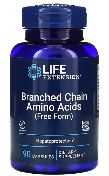 фото Bcaa life extension branched chain amino acids аминокислоты с разветвленной цепью 90 капсу