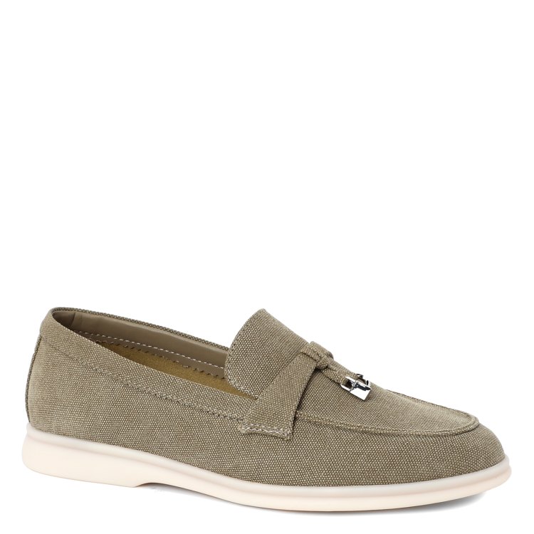

Лоферы женские Tendance 432055-38B-W хаки 40 EU, Бежевый, 432055-38B-W