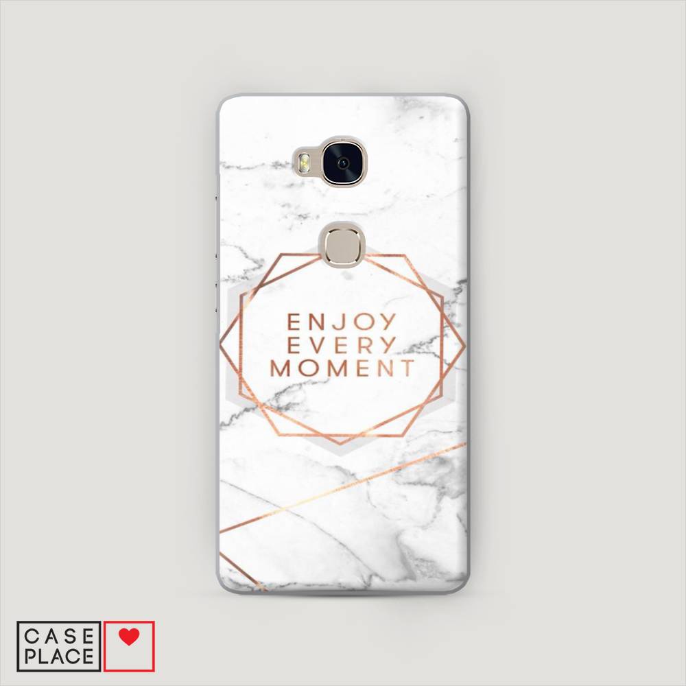 

Чехол Awog "Enjoy every moment мрамор" для Honor 5X, 60540-5