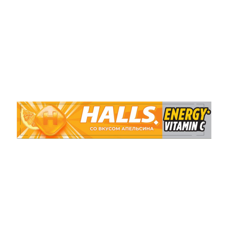 Леденцы Halls Апельсин 25 г