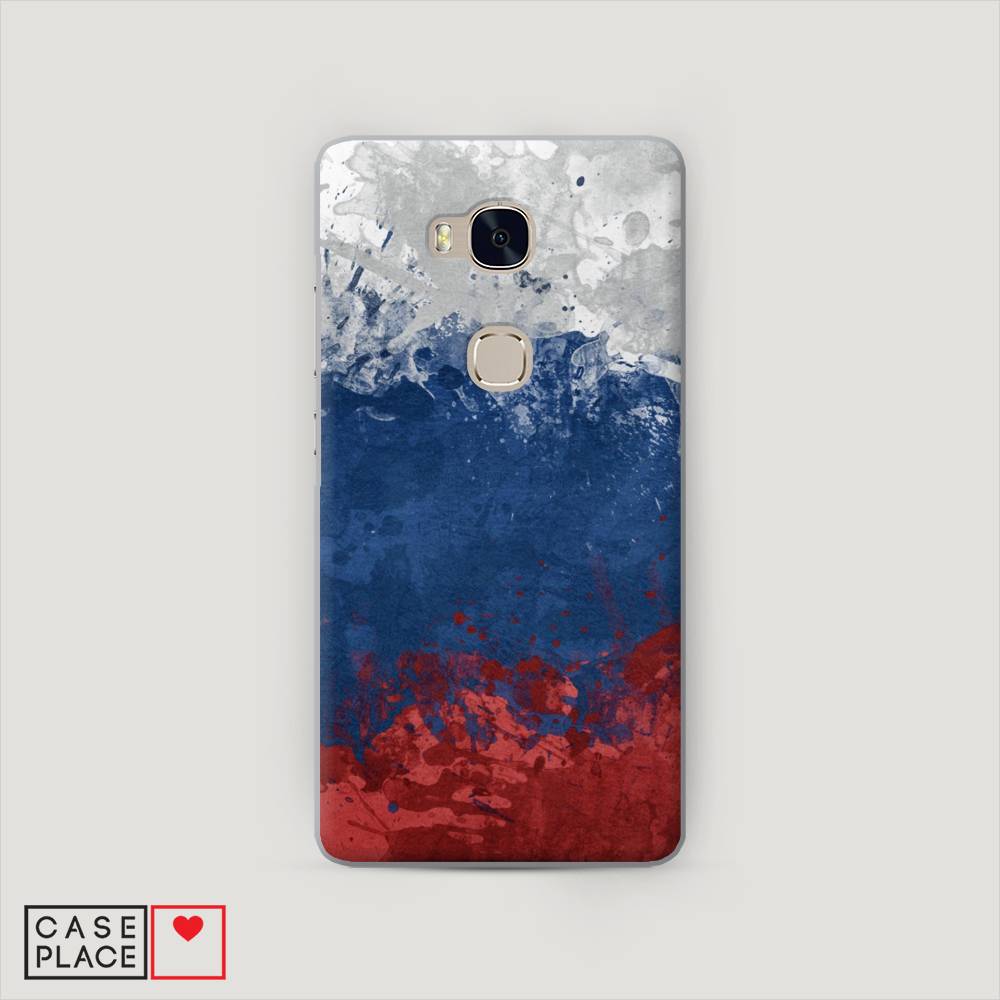 

Чехол Awog "Флаг России неровный" для Honor 5X, 60540-4