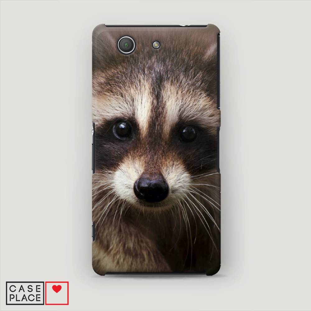 

Пластиковый чехол "Енот" на Sony Xperia Z3 compact, 52020-1