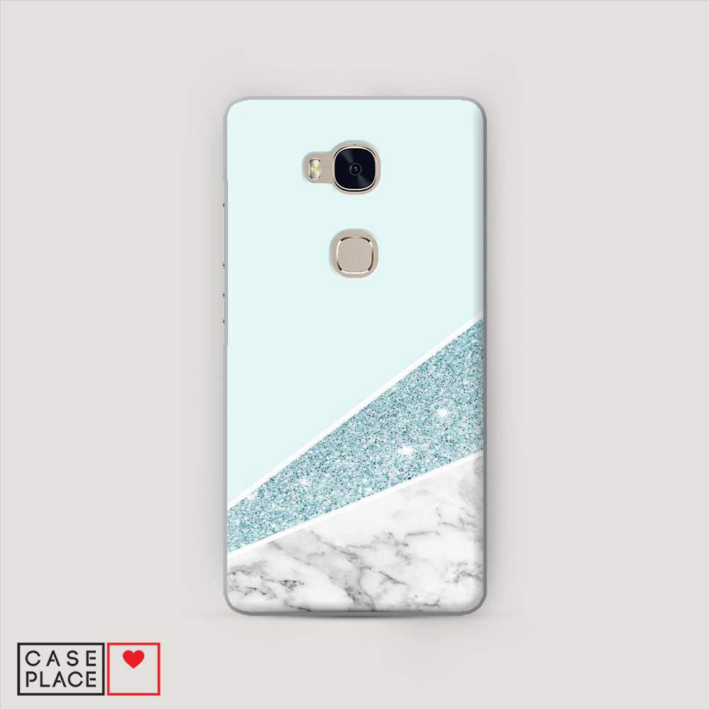 

Чехол Awog "Мрамор с голубыми блестками" для Honor 5X, 60540-2