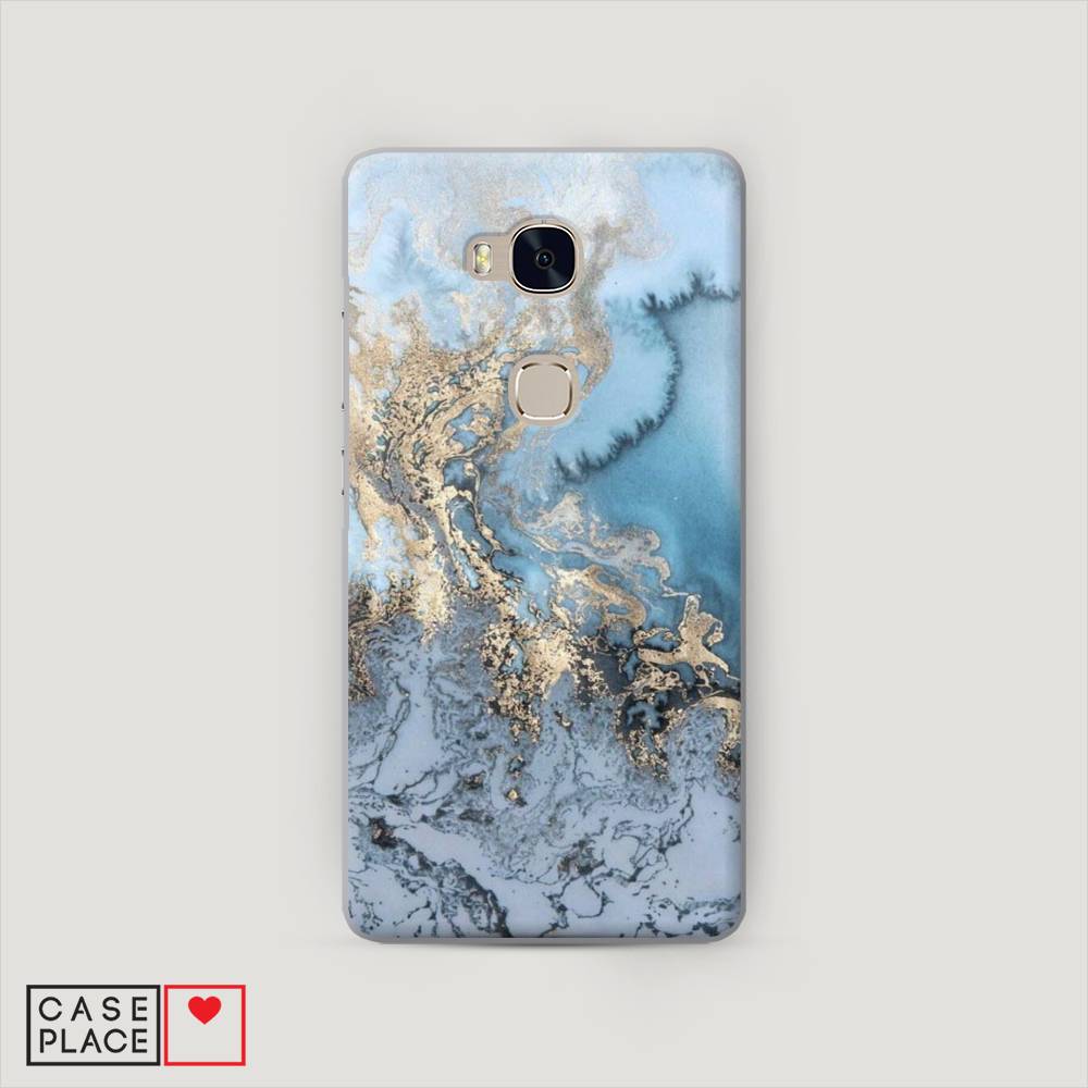 

Чехол Awog "Морозная лавина синяя" для Honor 5X, 60540-2