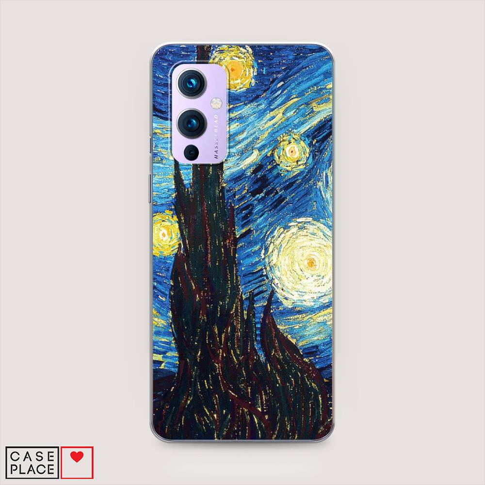 

Чехол Awog на OnePlus 9 (LE2113) / ВанПлас 9 (LE2113) "Ван Гог Звездная ночь", Желтый, 151450-9