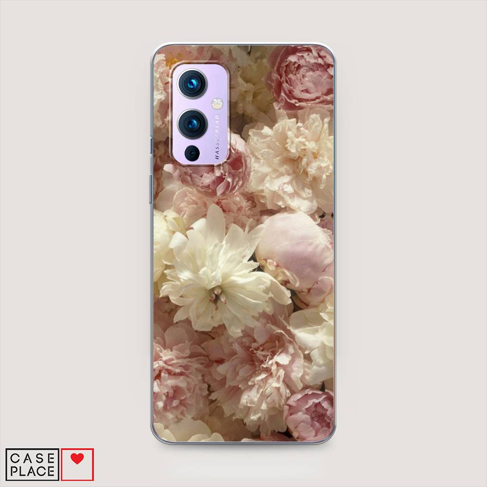

Чехол Awog на OnePlus 9 (LE2113) / ВанПлас 9 (LE2113) "Пионы светлые", Бежевый;коричневый, 151450-8