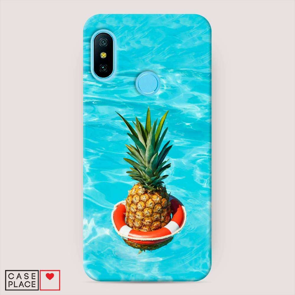 

Пластиковый чехол "Ананас в бассейне" на Xiaomi Mi A2 Lite, 34220-7