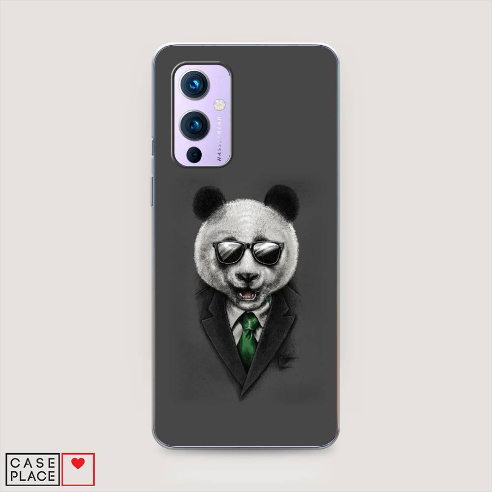 

Чехол Awog на OnePlus 9 (LE2113) / ВанПлас 9 (LE2113) "Деловая панда", Серый;зеленый, 151450-10
