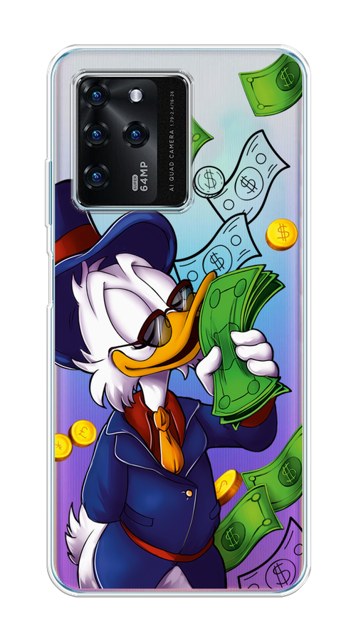 

Чехол на ZTE Blade V30 "Scrooge McDuck with Money", Синий;зеленый;белый, 135350-6