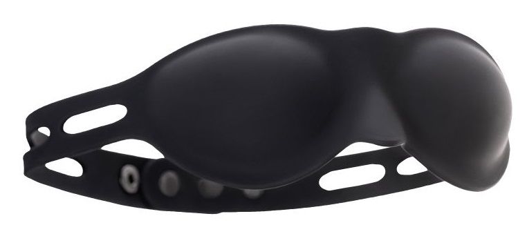 фото Плотная силиконовая маска toyfa черная