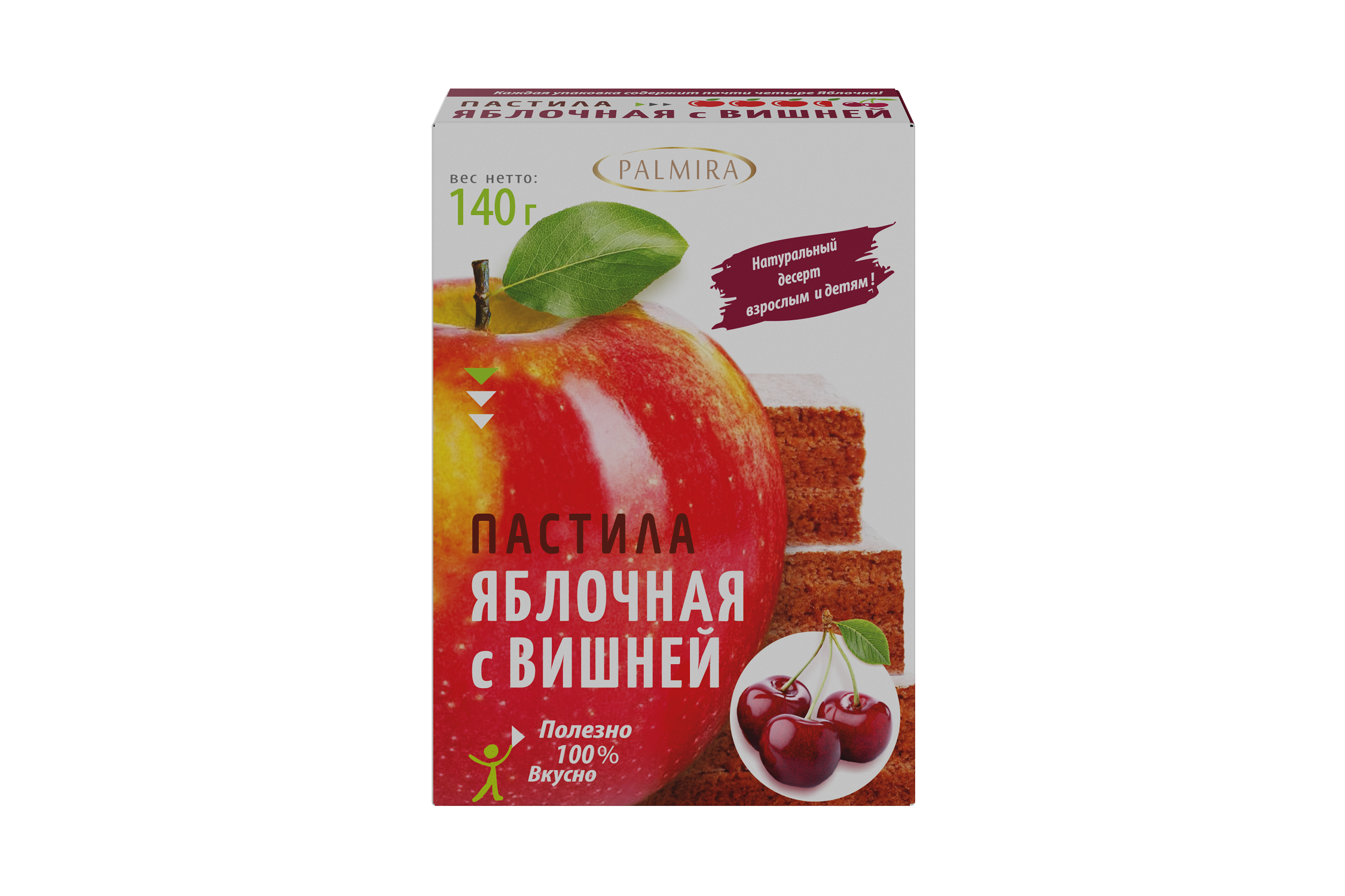 

Пастила Palmira Яблочная с вишней 140 г