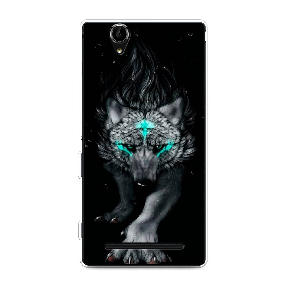 

Чехол Awog на Sony Xperia T2 Ultra "Волшебный волк", Разноцветный, 50950-2
