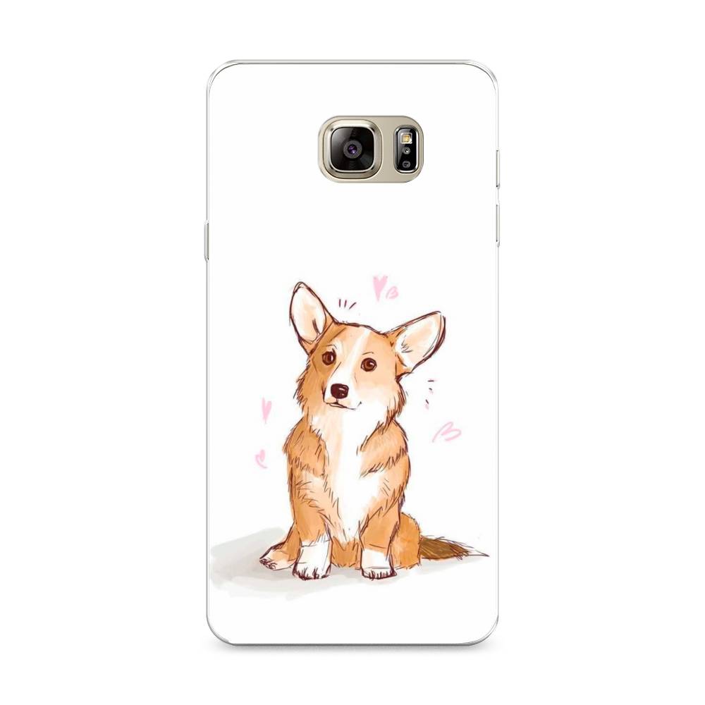 

Чехол Awog на Samsung Galaxy Note 5 / Самсунг Note 5 "Корги любовь", Бежевый;белый, 23550-1