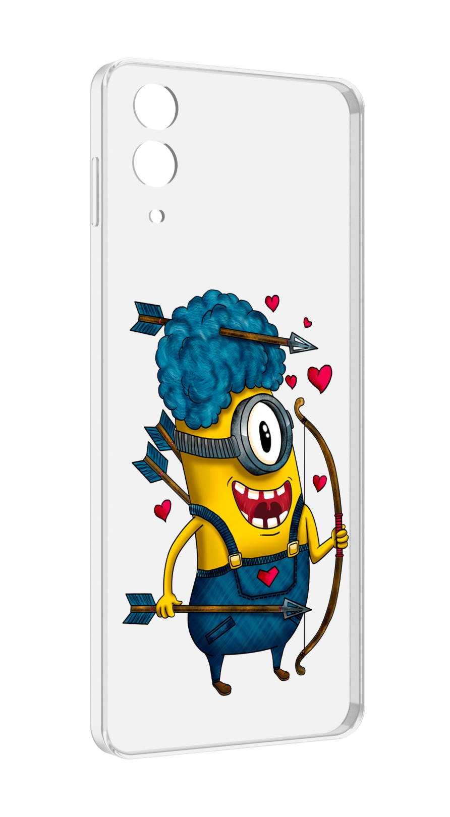 

Чехол MyPads Миньон купидон для Samsung Galaxy Z Flip 4 (SM-F721), Прозрачный, Tocco
