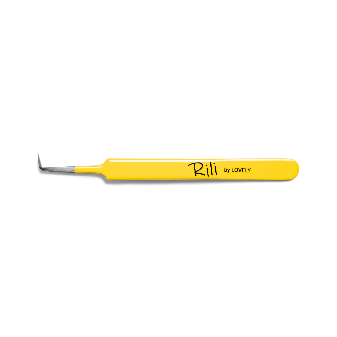 Пинцет для наращивания Rili тип Г 7 мм Yellow line
