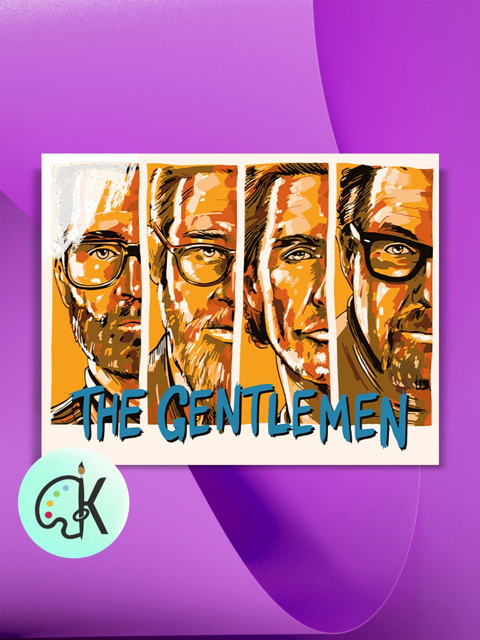 

Картина по номерам на холсте Культура Цвета The Gentlemen 2, 40 х 60 см, The Gentlemen 2